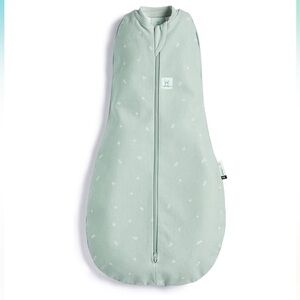 Green Baby Sleep Sack with White Accents